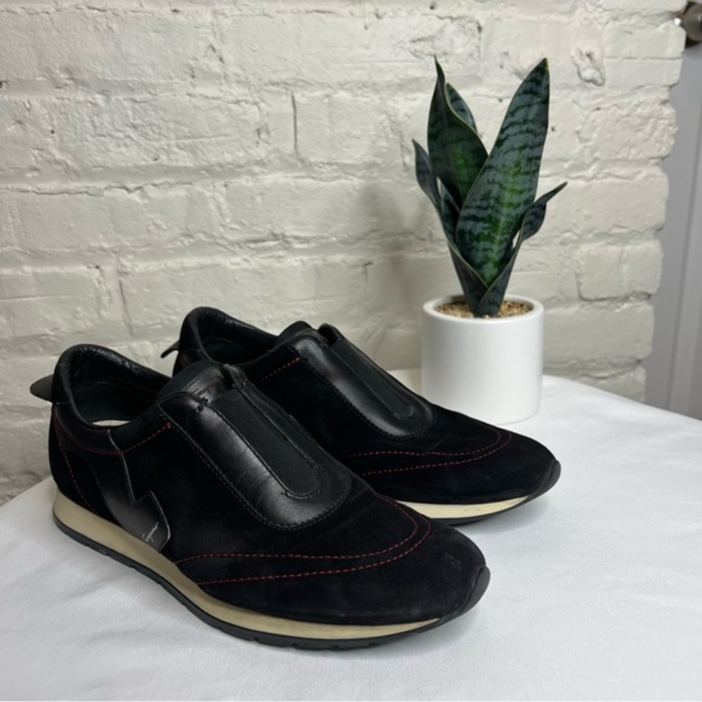 Salvatore Ferragamo Women’s Slip On Sneaker Size 7